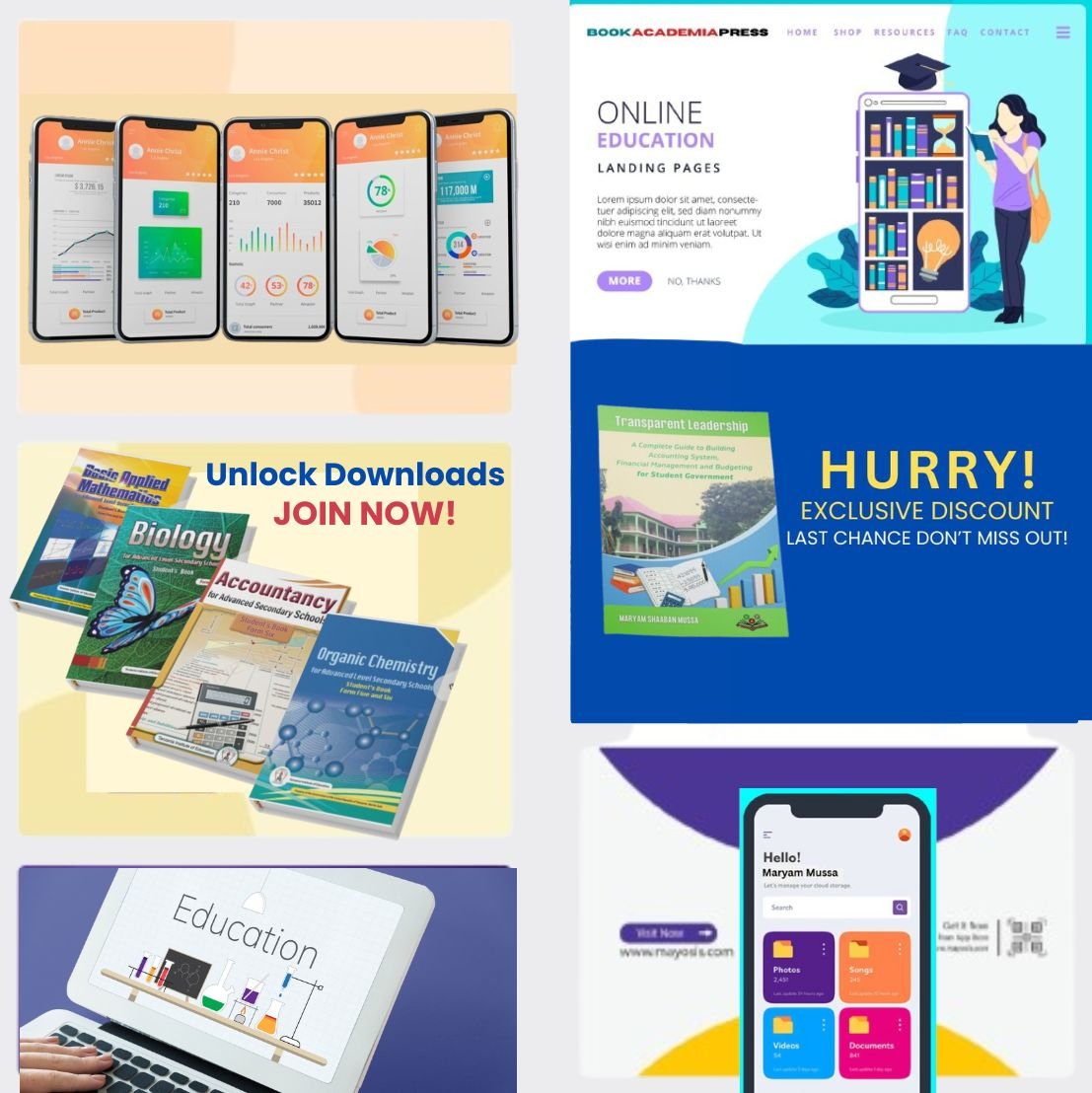BookAxademiaPress downloaded products, digital products. ebooks.